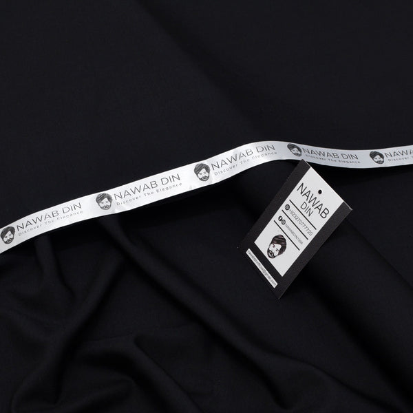 Premium Boski Suit - Black - Nawab Din
