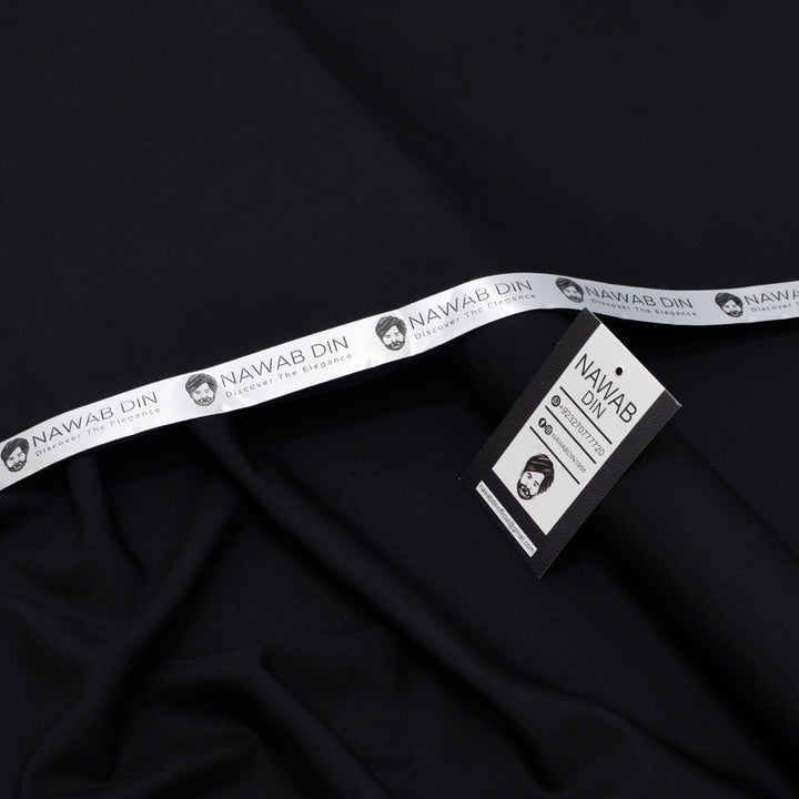 Premium Boski Suit - Black - Nawab Din