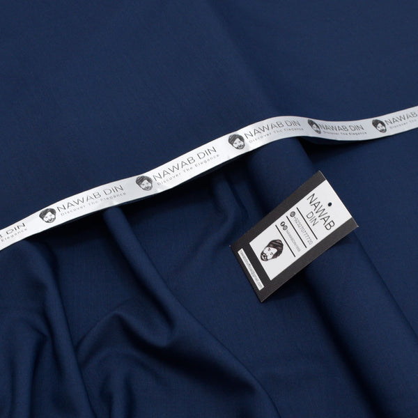 Premium Boski Suit - Navy Blue - Nawab Din