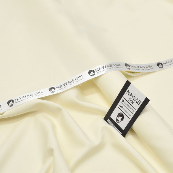 Premium Boski Suit - Cream - Nawab Din