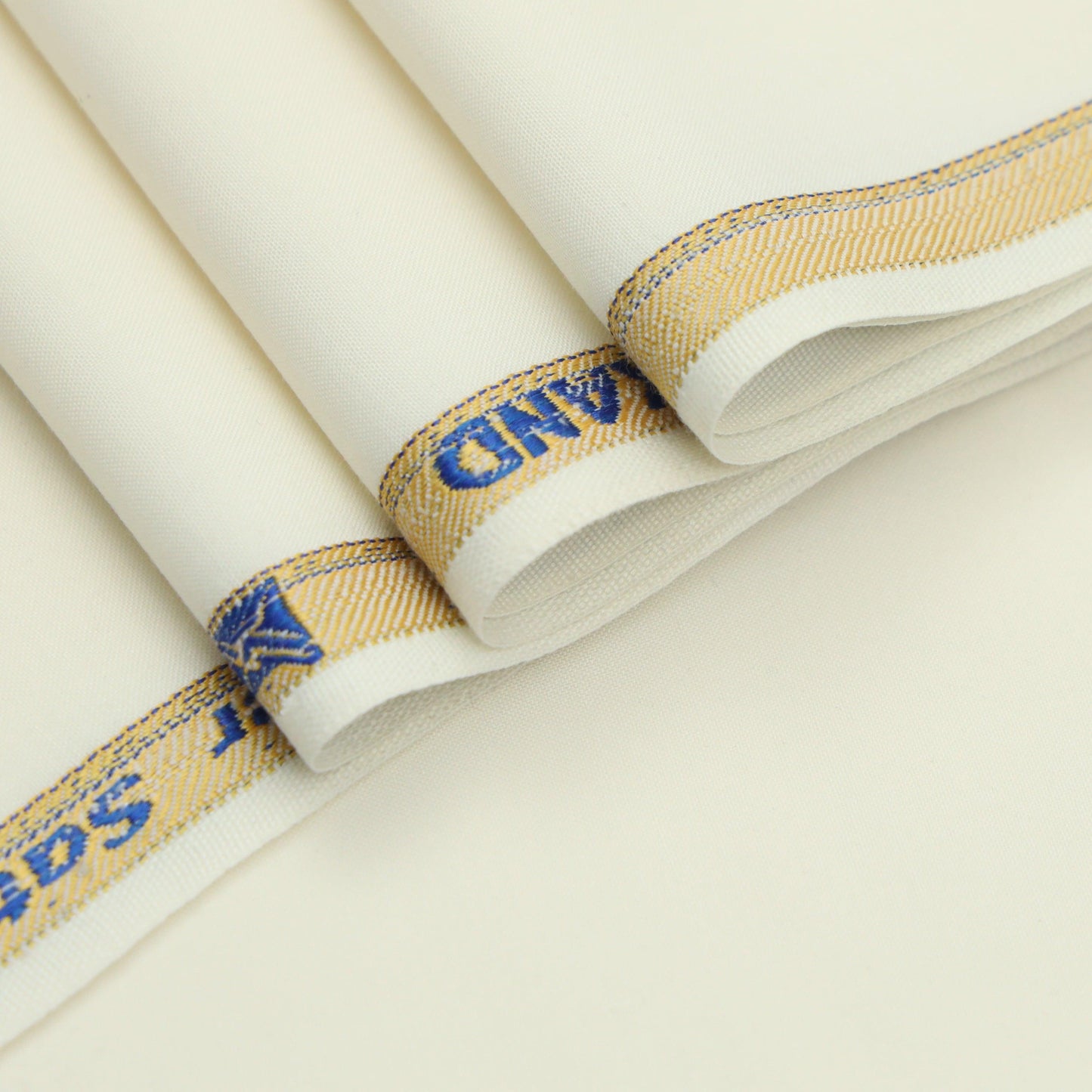 Premium Wash & Wear Suit - Cream - Nawab Din