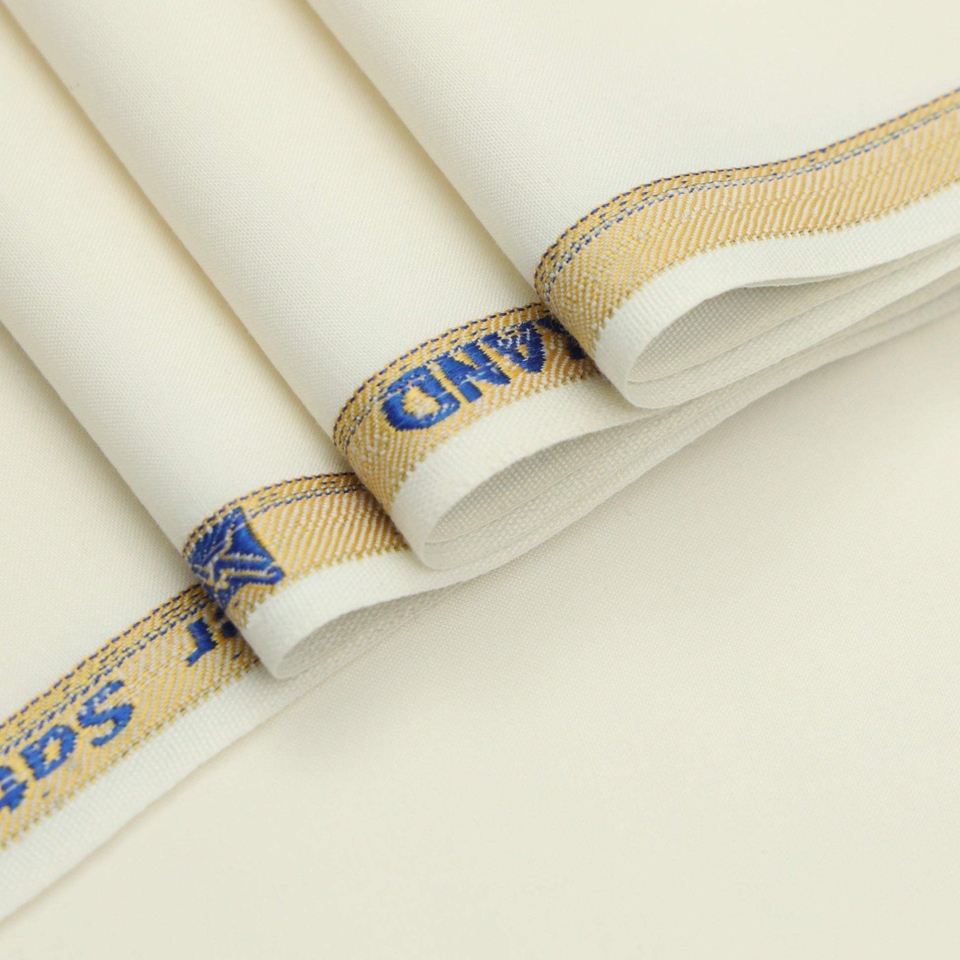 Premium Wash & Wear Suit - Cream - Nawab Din