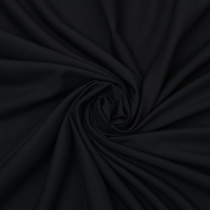 Premium Wash & Wear Suit - Black - Nawab Din