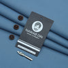 Premium Wash & Wear Suit - Mariner Blue - Nawab Din