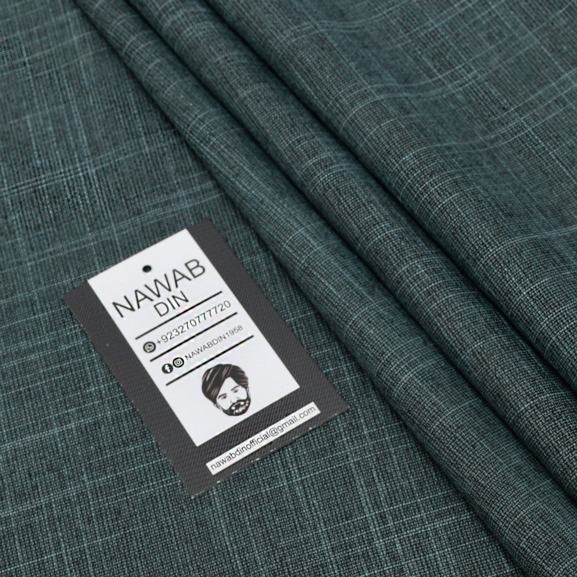 Premium Wash & Wear Suit - Zinc - Nawab Din