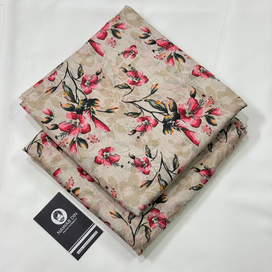 2 Pc Lawn All Over Print - Nawab Din