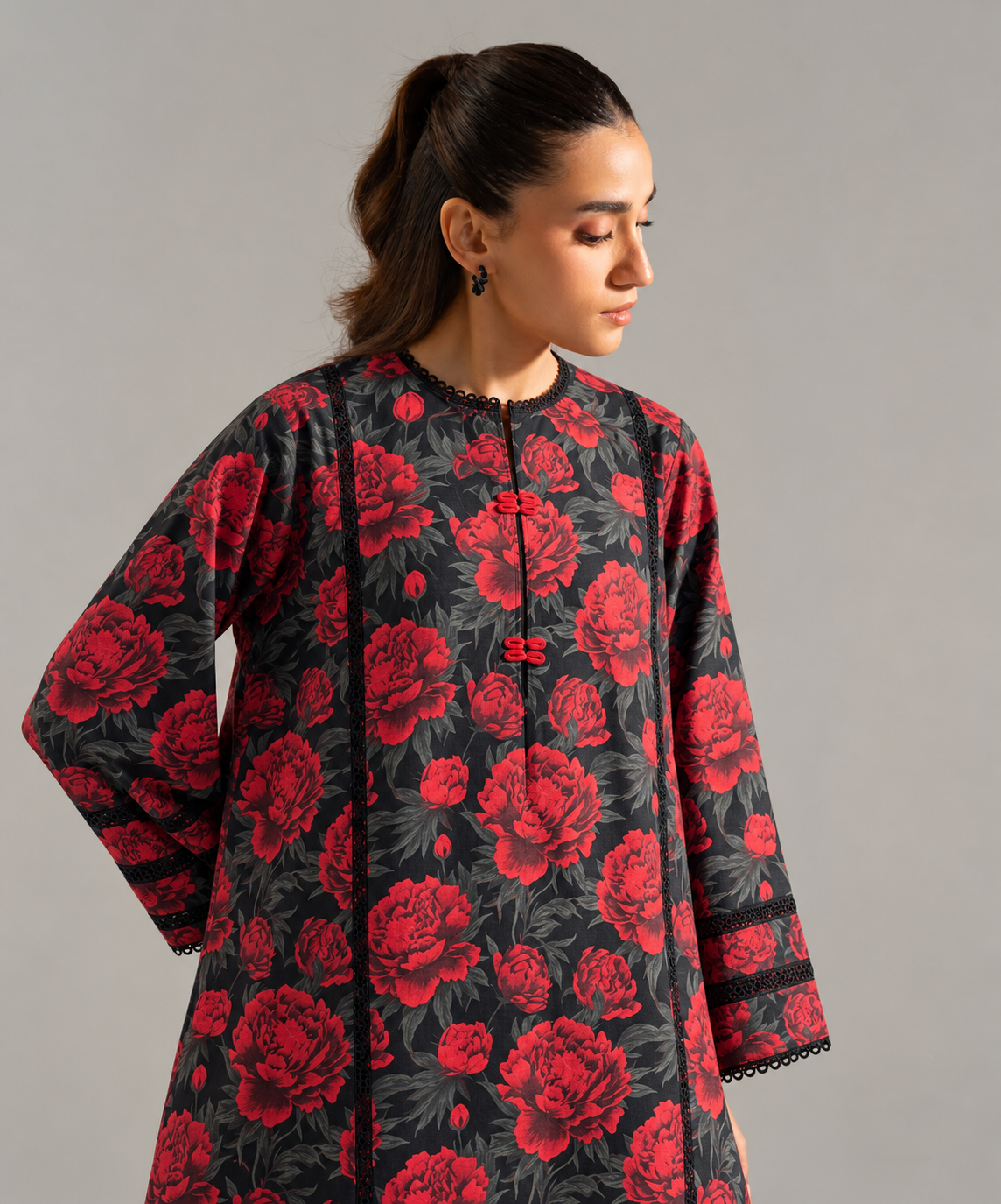 2PC Printed Khaddar Stitched Suit