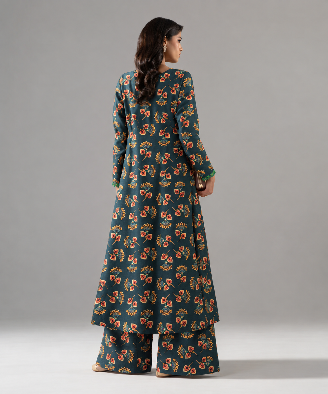 2PC Printed Khaddar Stitched Suit