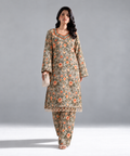 2PC Printed Khaddar Stitched Suit