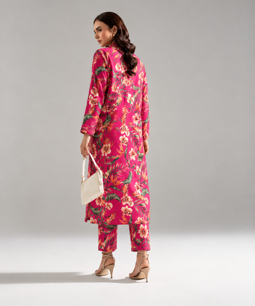 2PC Printed Khaddar Stitched Suit