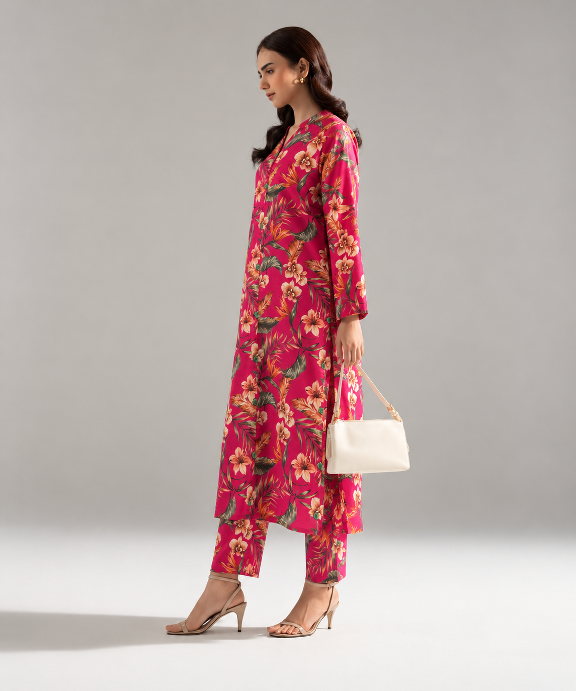 2PC Printed Khaddar Stitched Suit