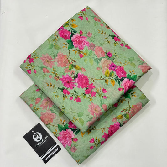 2 Pc Lawn All Over Print - Nawab Din