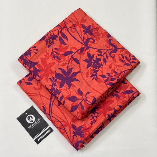 2 Pc Lawn All Over Print - Nawab Din