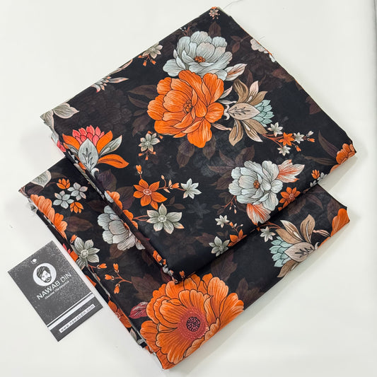 2 Pc Lawn All Over Print - Nawab Din