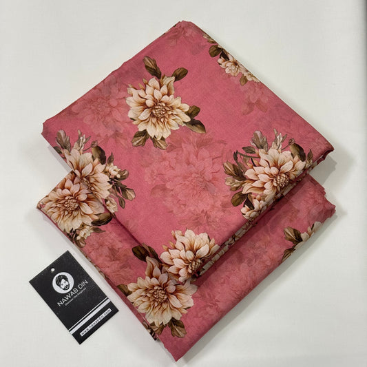 2 Pc Lawn All Over Print - Nawab Din