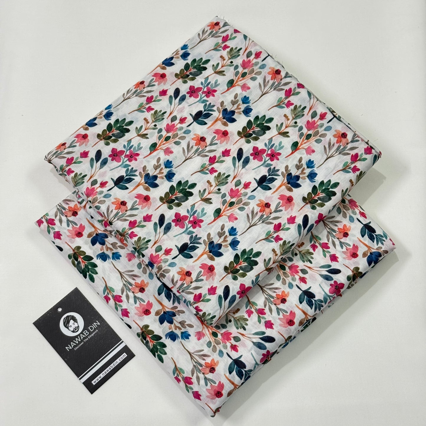 2 Pc Lawn All Over Print - Nawab Din