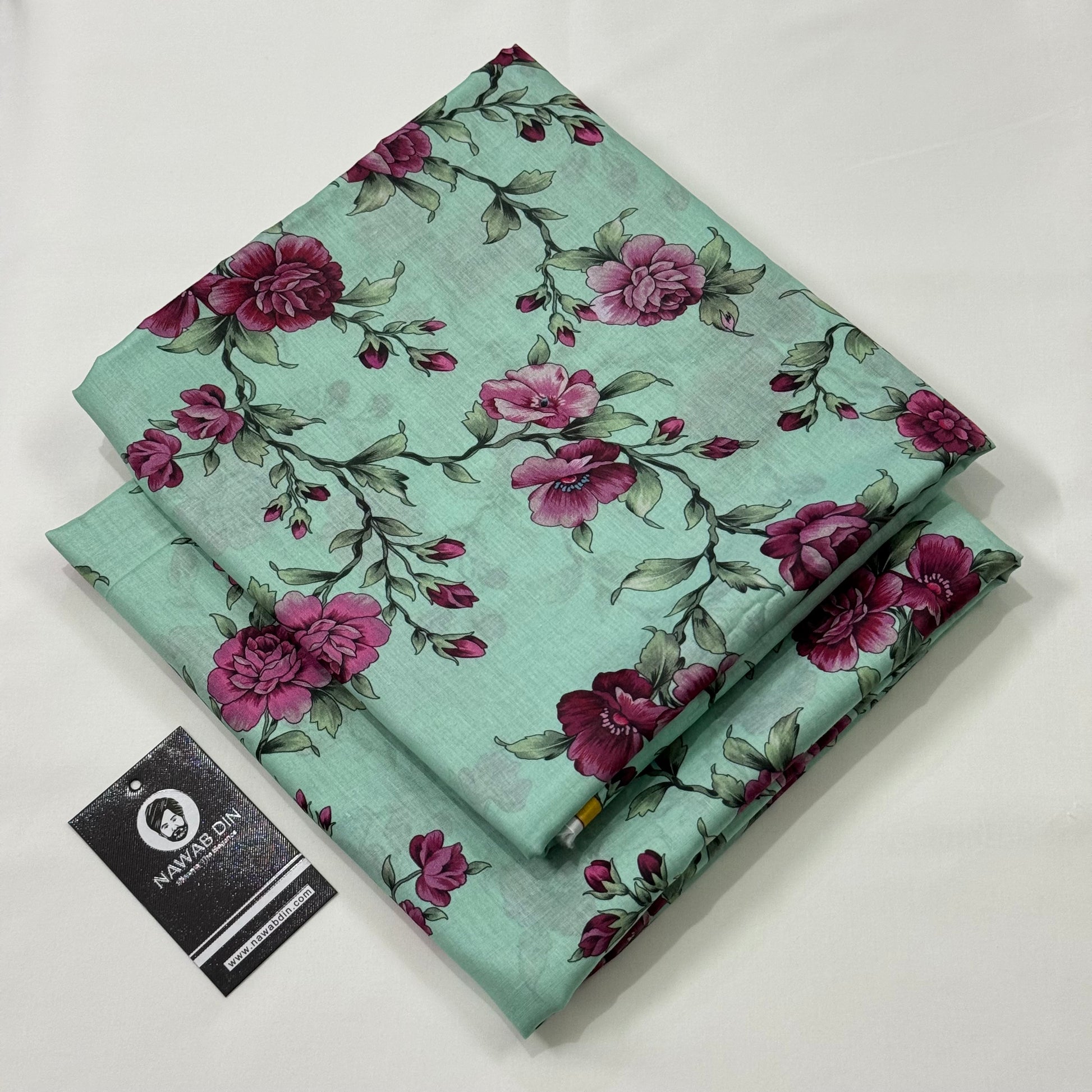 2 Pc Lawn All Over Print - Nawab Din