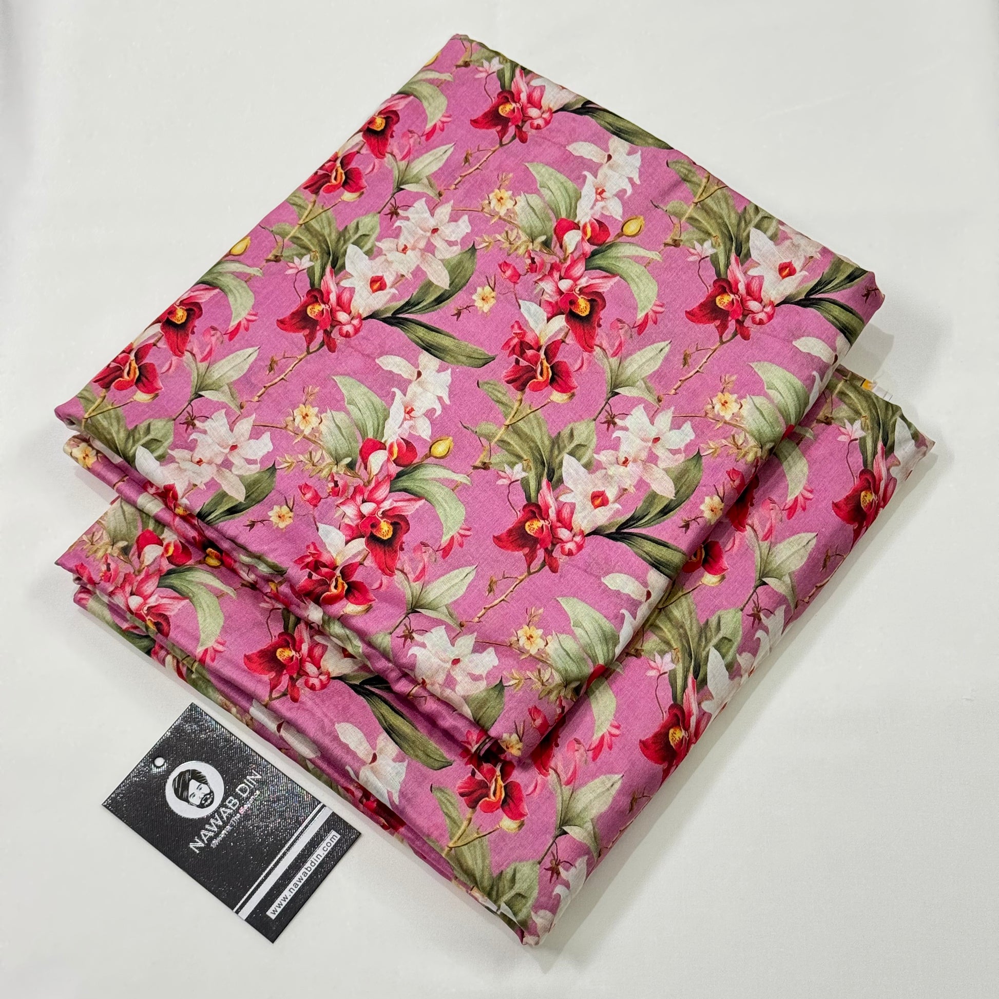 2 Pc Lawn All Over Print - Nawab Din