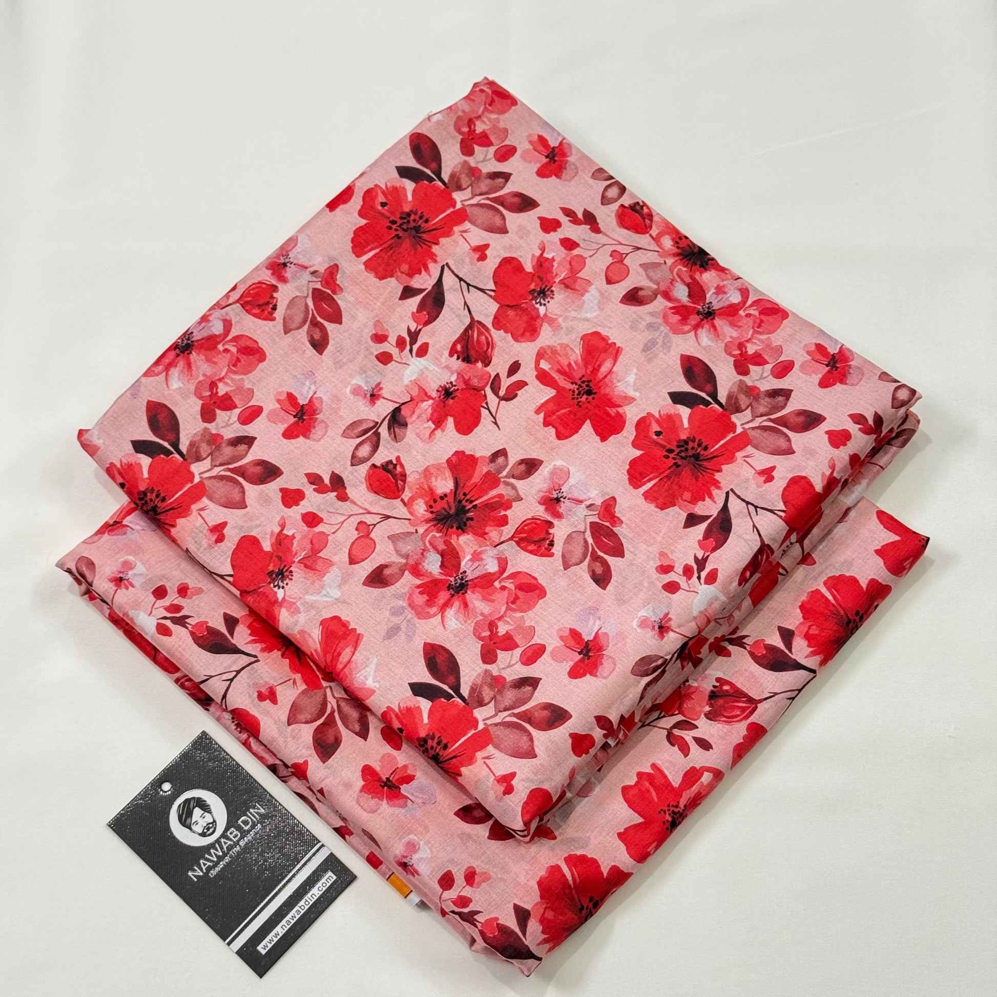 2 Pc Lawn All Over Print - Nawab Din