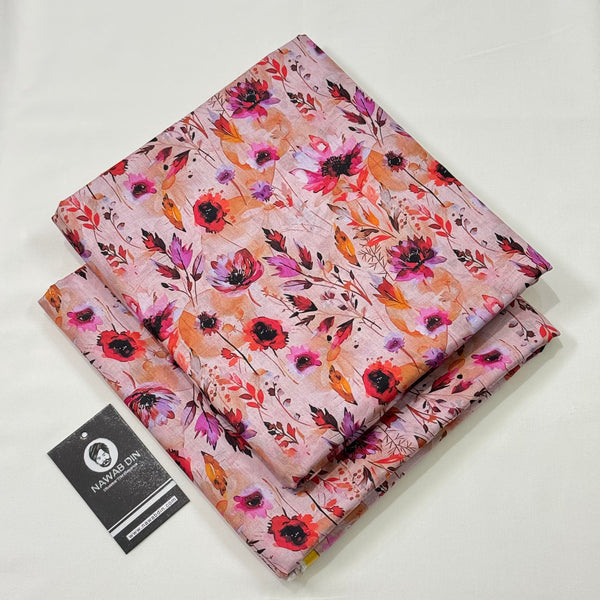 2 Pc Lawn All Over Print - Nawab Din