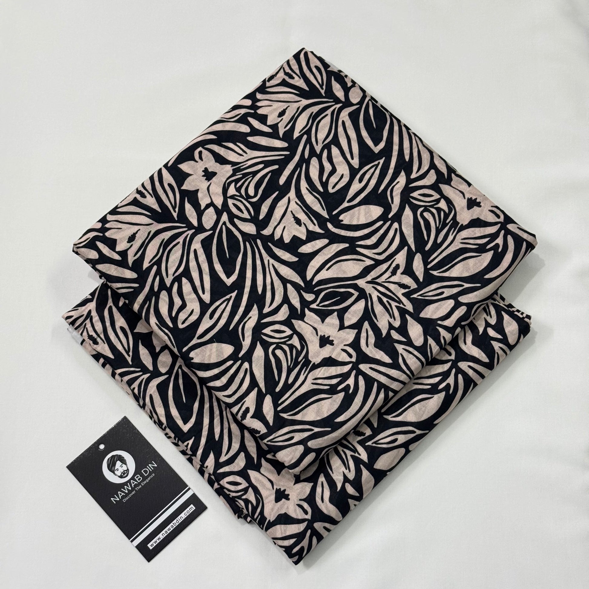 2 Pc Lawn All Over Print - Nawab Din