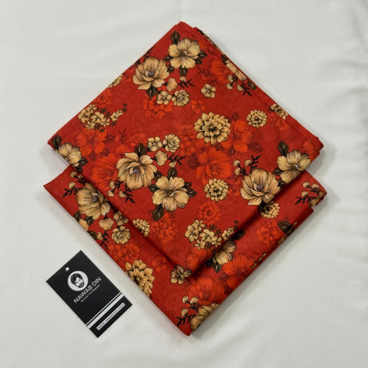2 Pc Lawn All Over Print - Nawab Din