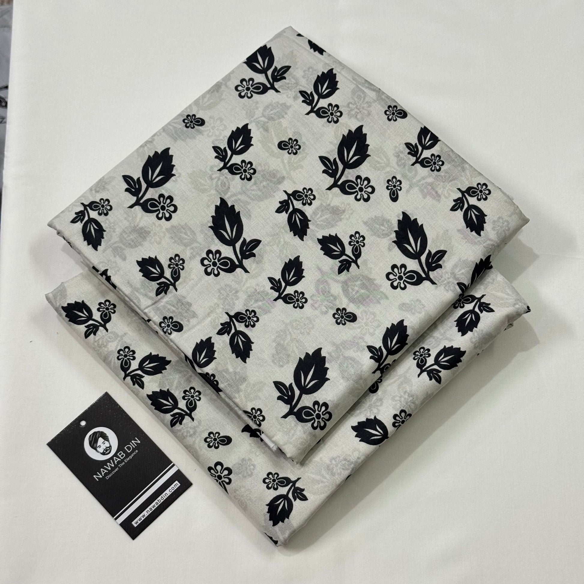 2 Pc Lawn All Over Print - Nawab Din