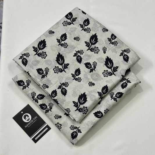 2 Pc Lawn All Over Print - Nawab Din