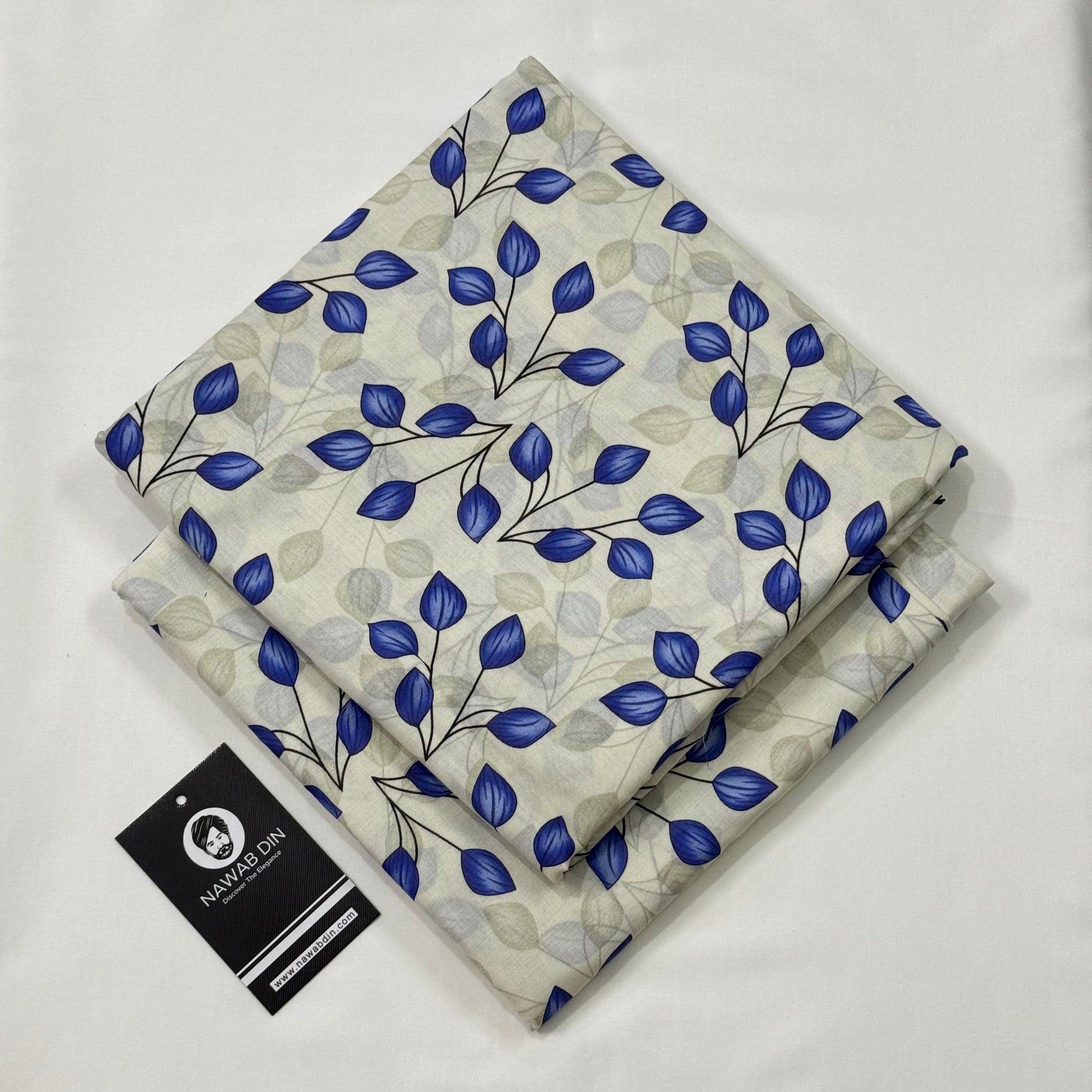 2 Pc Lawn All Over Print - Nawab Din