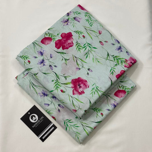 2 Pc Lawn All Over Print - Nawab Din