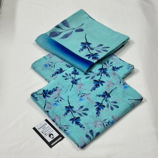 3 Pc Lawn All Over Printed Suit