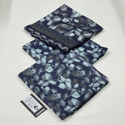 3 Pc Lawn All Over Printed Suit