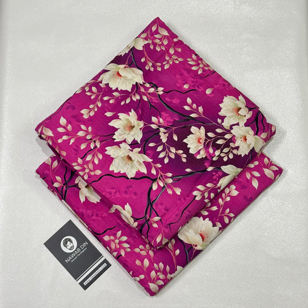 2 Pc Doria Linen Printed Suit