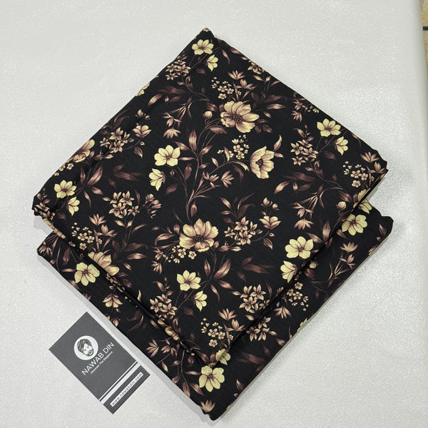 2 Pc Doria Linen Printed Suit