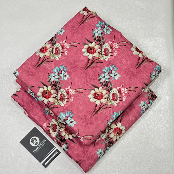 2 Pc Doria Linen Printed Suit
