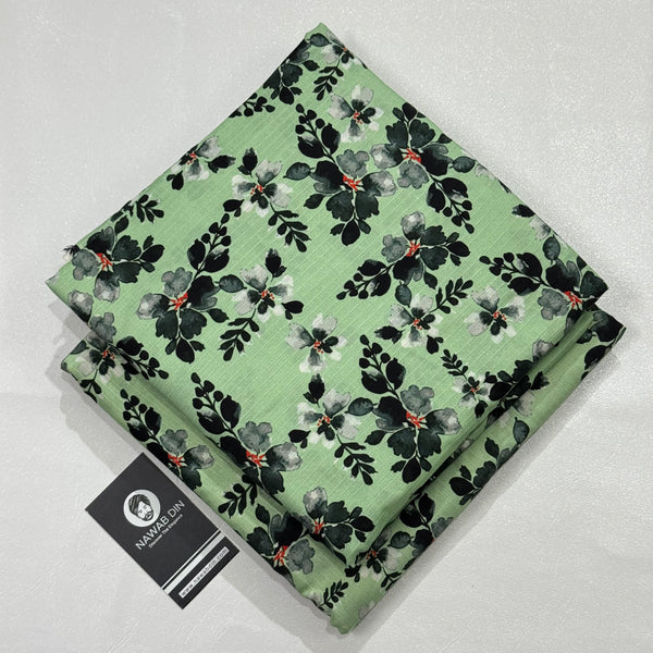 2 Pc Doria Linen Printed Suit
