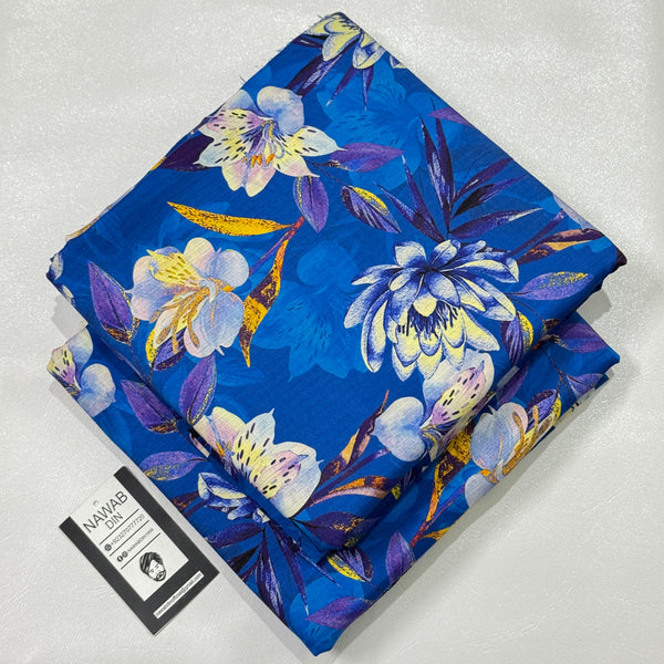 2 Pc Doria Linen Printed Suit