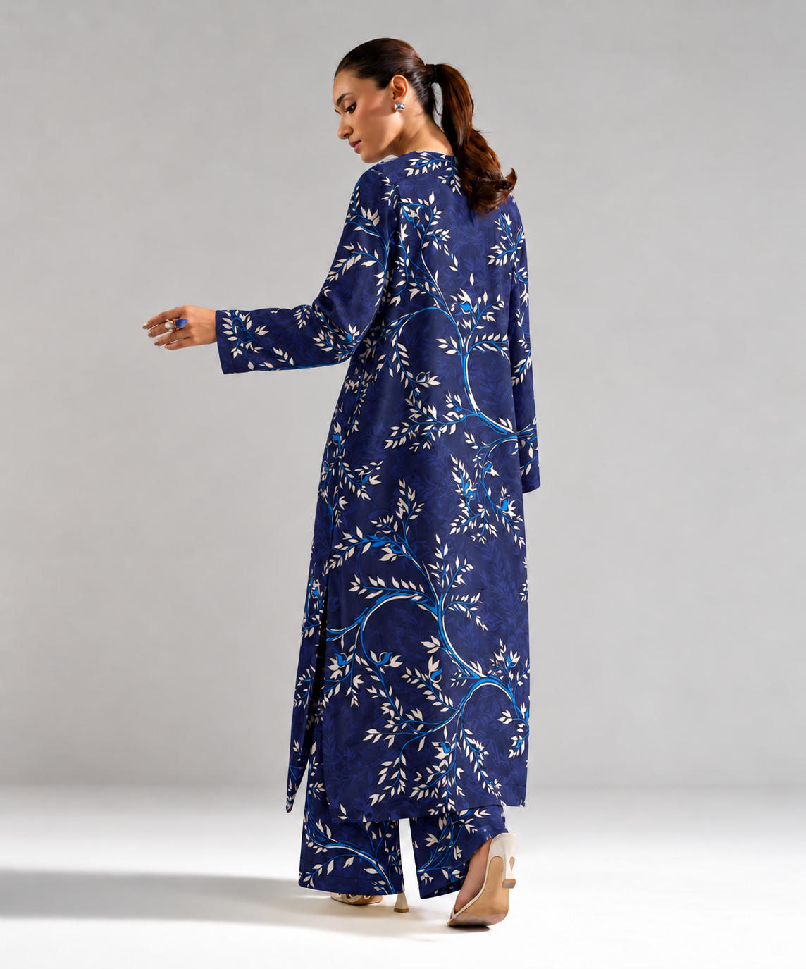 2PC Printed Khaddar Stitched Suit