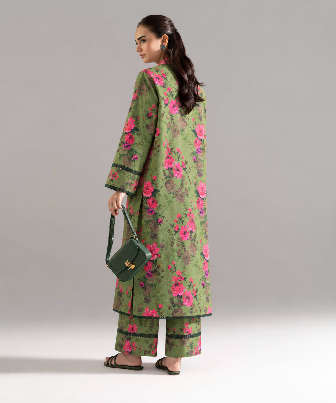 2PC Printed Khaddar Stitched Suit